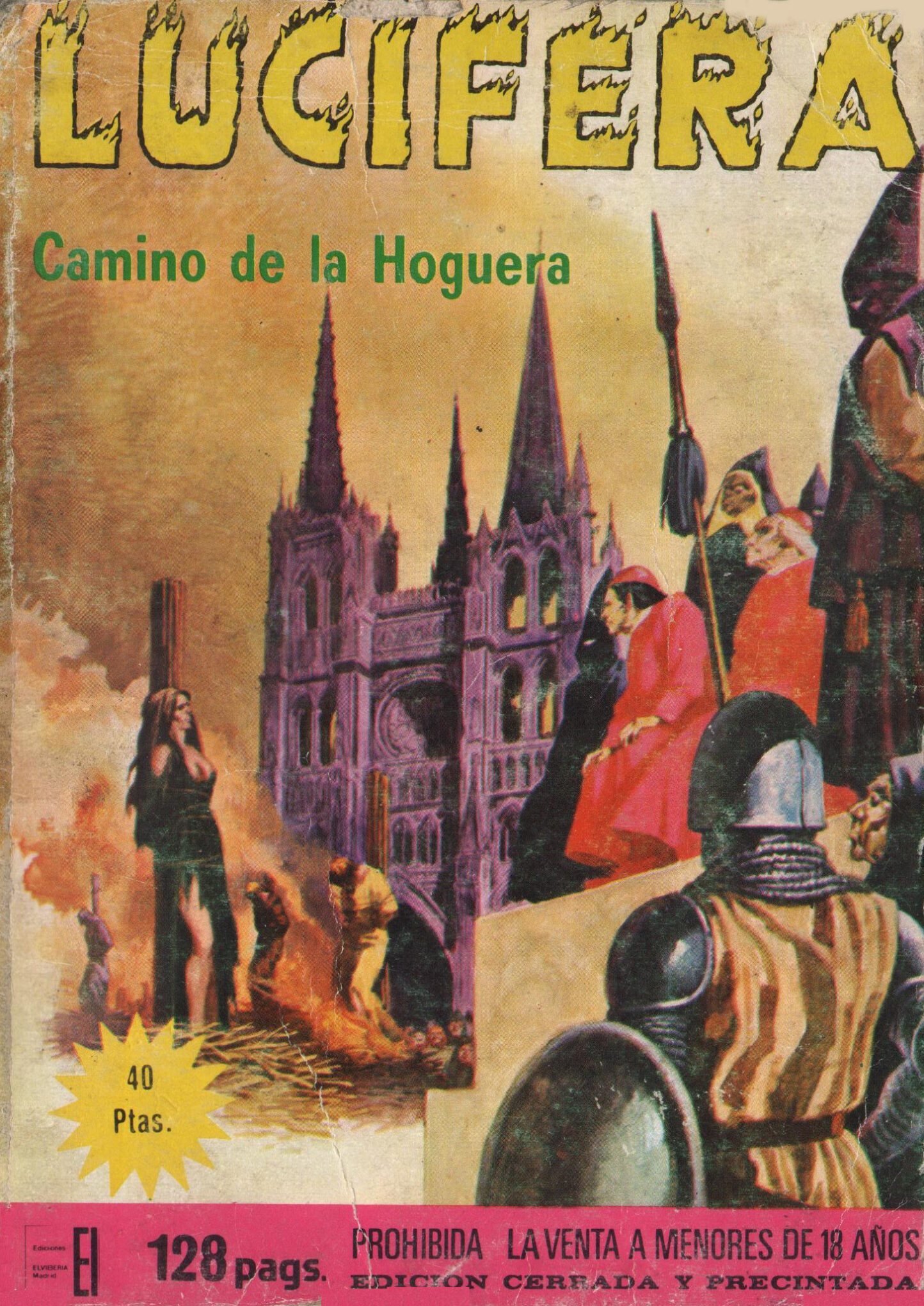 Lee más sobre el artículo Lucifera 5: Camino de la hoguera, Comix