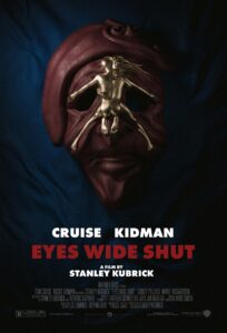 Lee más sobre el artículo Hablemos de Eyes Wide Shut (1999), o de cómo el sexo deja de ser encuentro para volverse ceremonia fría, juego de máscaras y perversión sin goce.